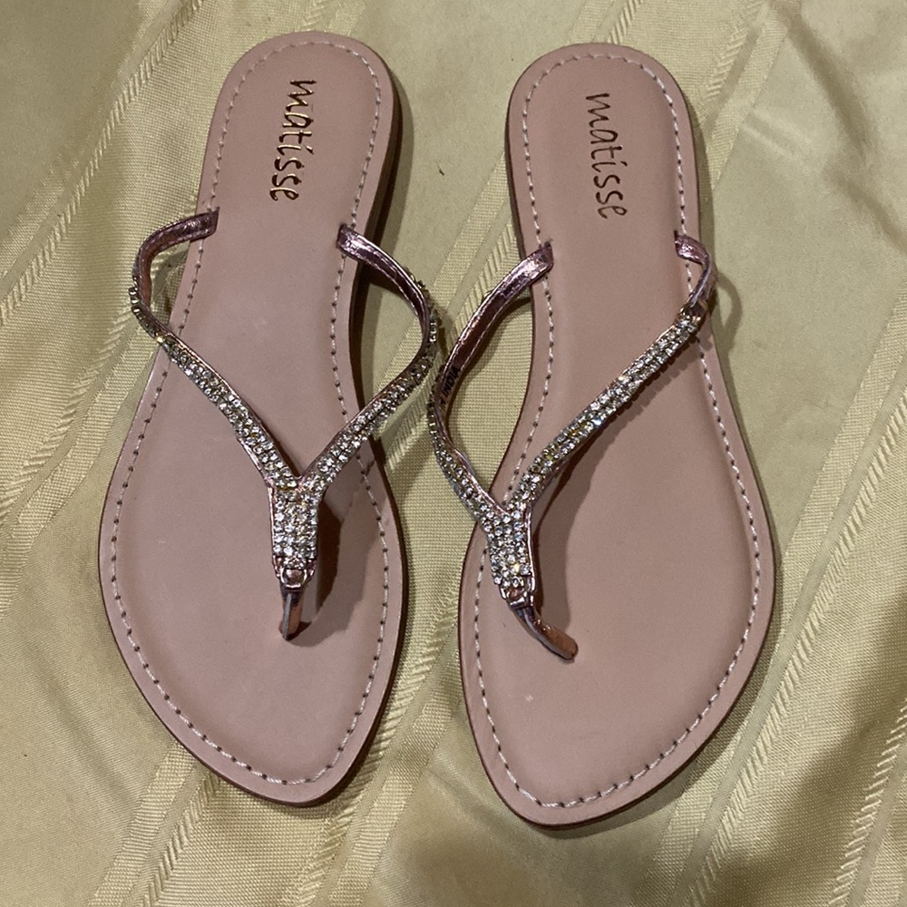Matisse Strength footwear flip flops, rise gold